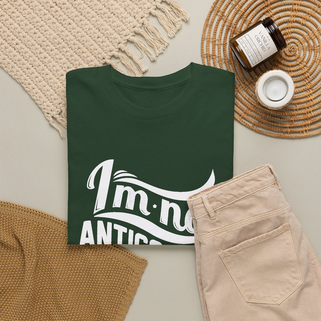 “I’m Not Antisocial, Society Is Anti-Me” T-Shirt – Lustiger Introvert Grafik-T-Shirt