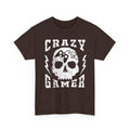 Crazy Gamer T-Shirt – Totenkopf Gaming Streetwear Grafik-T-Shirt