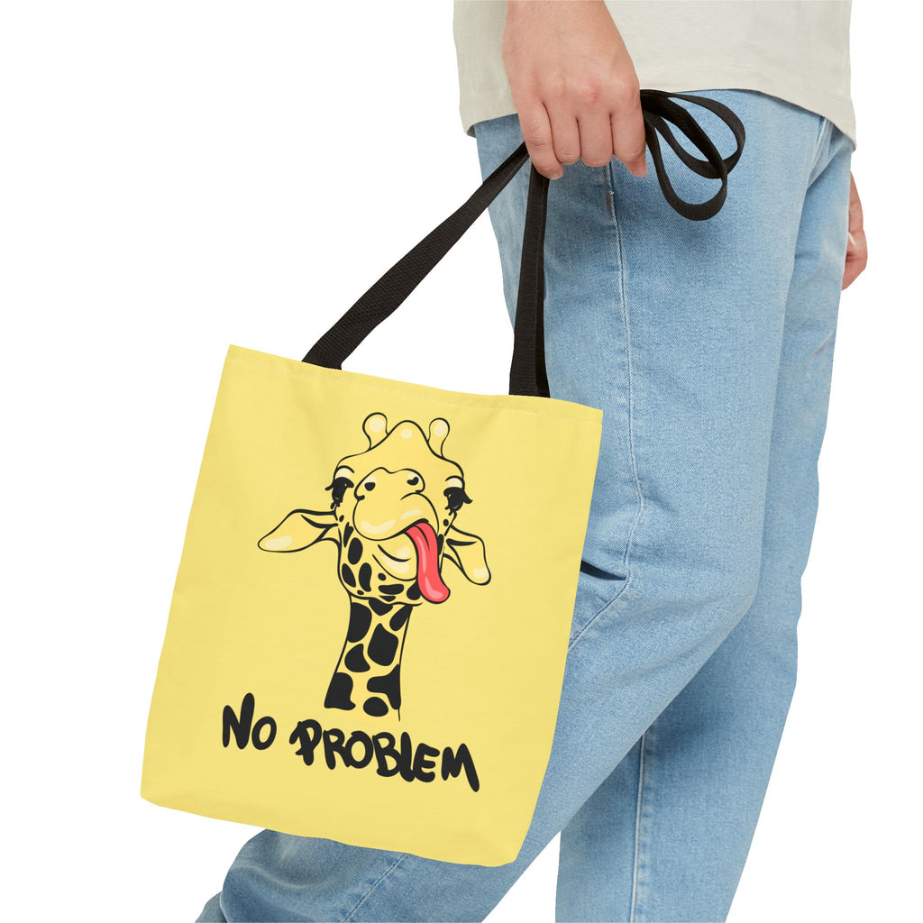 No Problem Stofftasche – Lustige Giraffe
