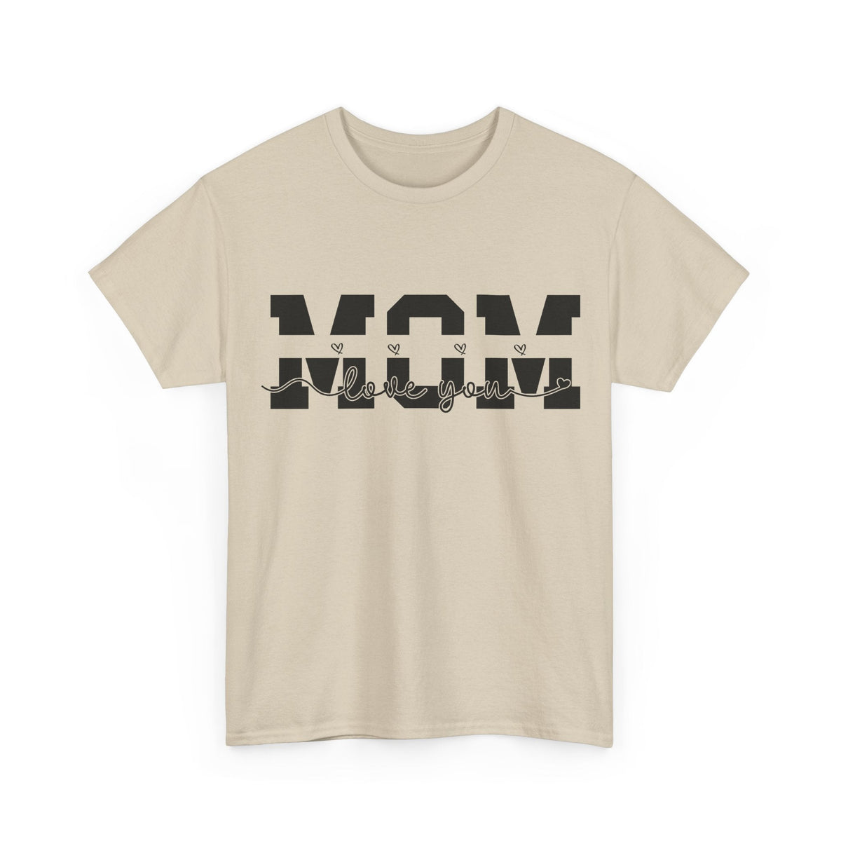 “Mom, I Love You” T-Shirt – Minimalistisches Muttertagsgeschenk T-Shirt