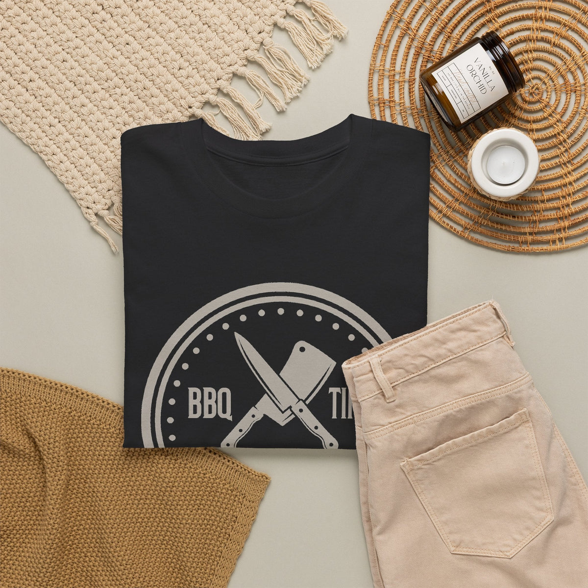 BBQ Steakhouse T-Shirt – Grillmeister & BBQ Grafik-T-Shirt