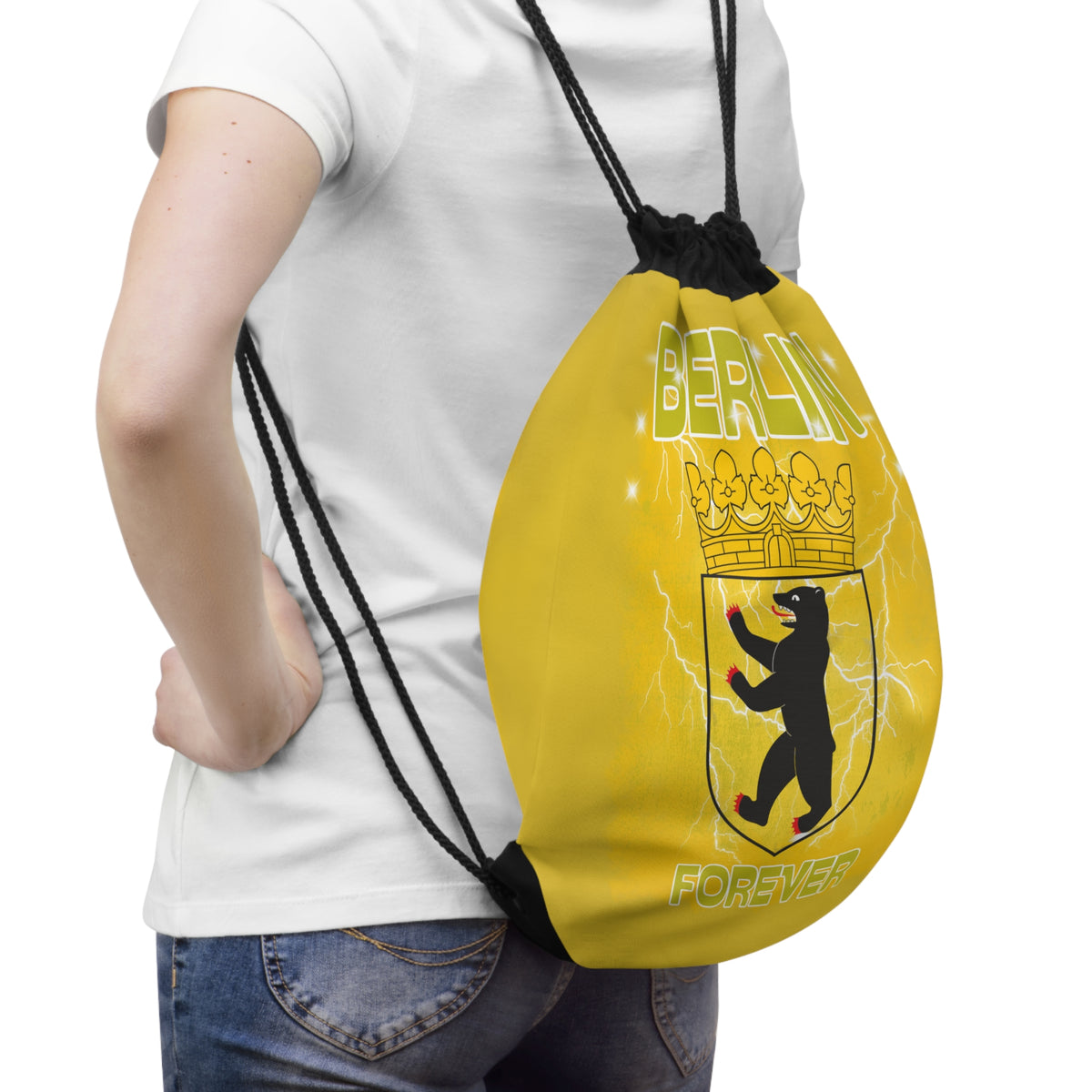 Berlin Forever Turnbeutel – Berliner Bär & Wappen Design von Kalabula