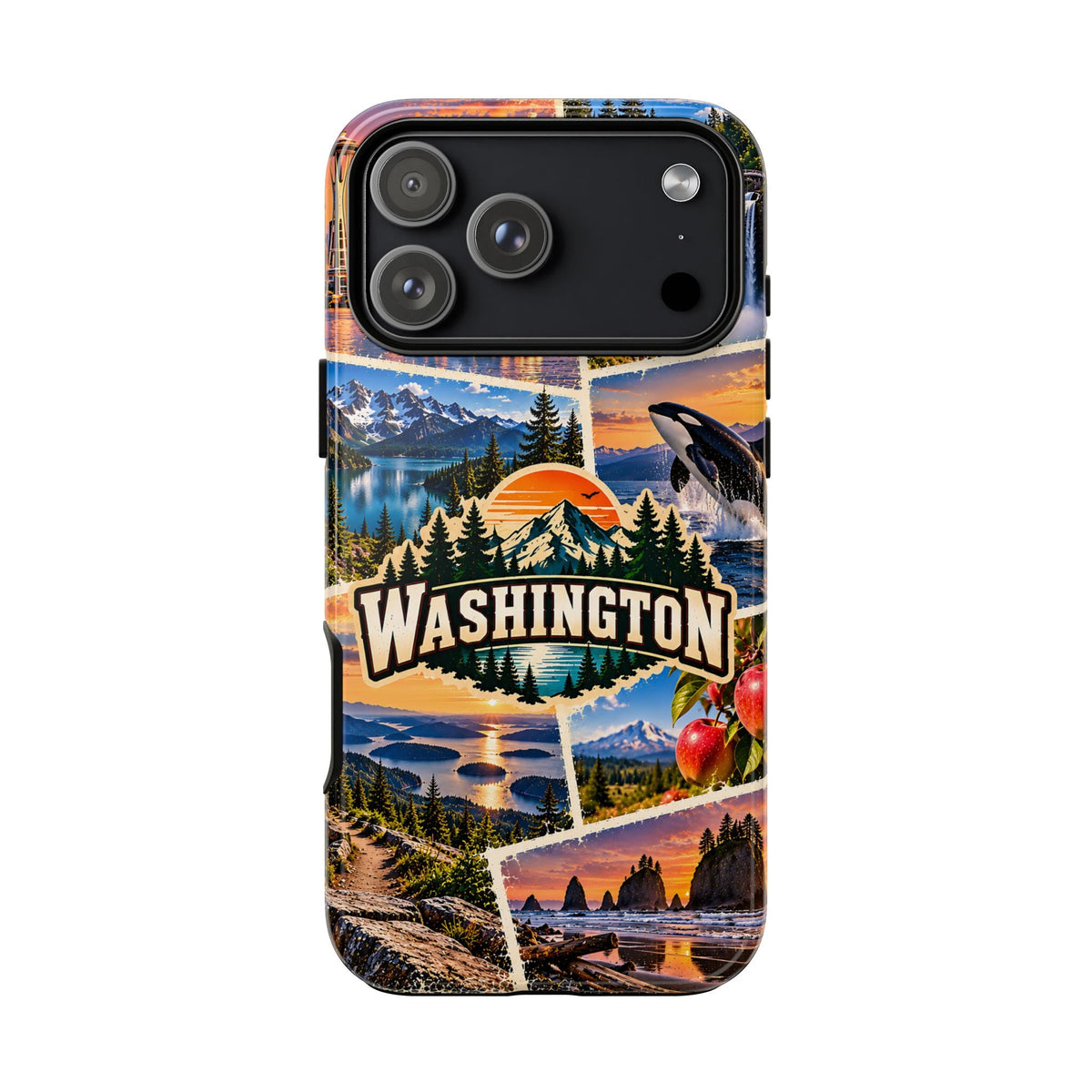 Washington State Robuste Handyhülle – Pacific-Northwest-Collage