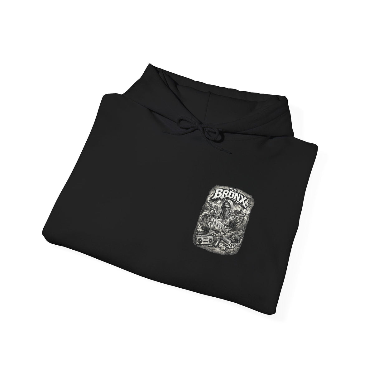 Bronx Street Art Hoodie Urban Graffiti Train & Boombox Hoodie – Kalabula
