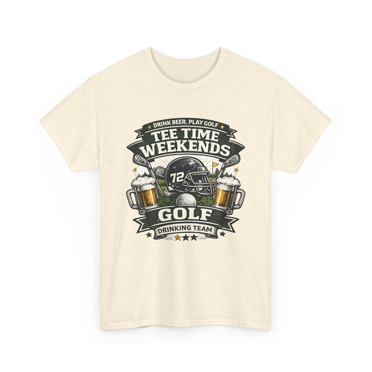 Golf & Beer T-Shirt – Lustiges Golf & T-Shirt Time Grafik-T-Shirt
