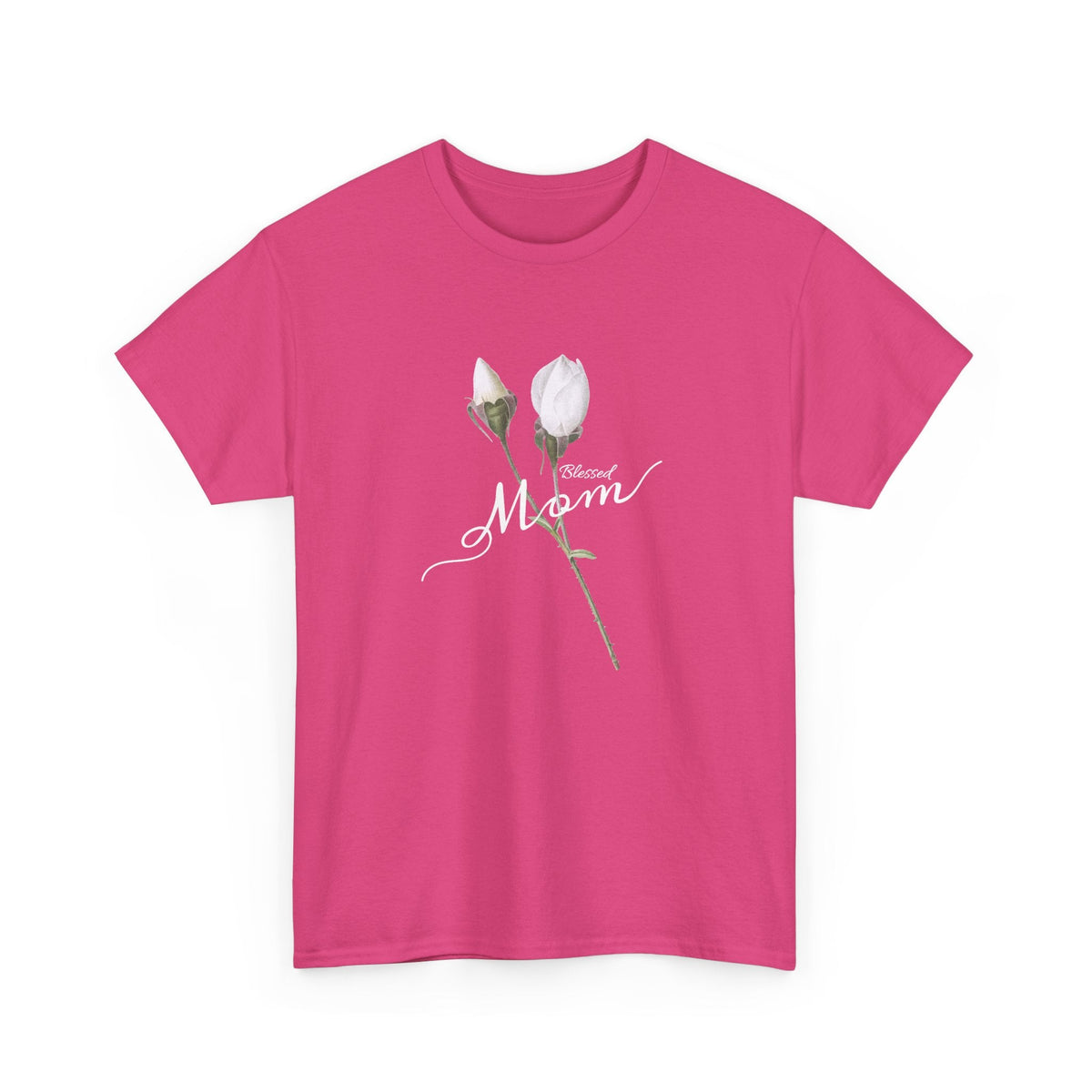 Mom Floral T-Shirt – Minimalistisches Damen-Baumwollshirt Grafik-T-Shirt