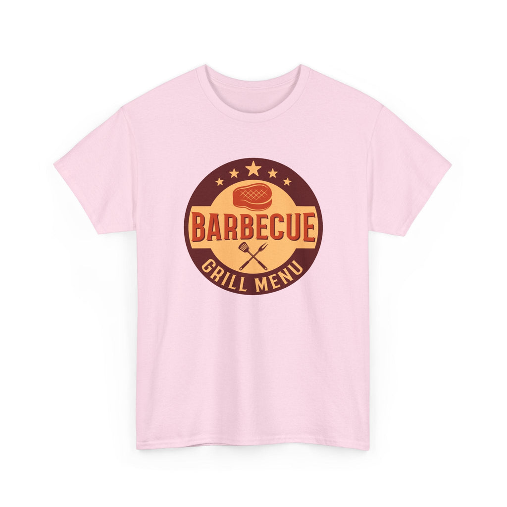 BBQ Grill Menu T-Shirt – Vintage Barbecue Cooking Grafik-T-Shirt