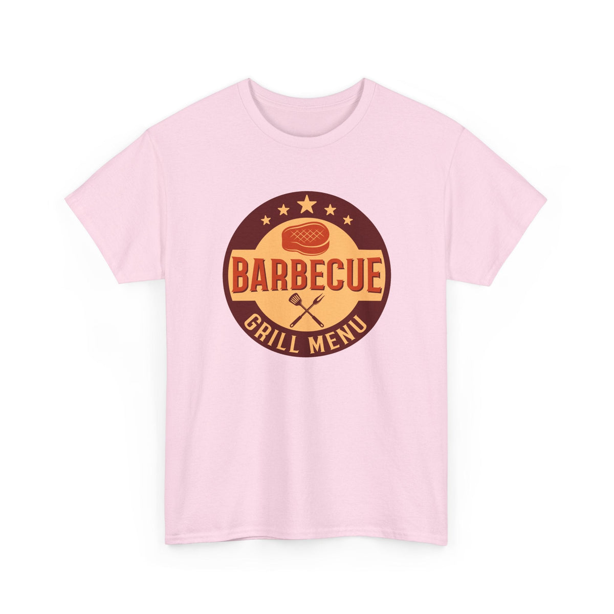 BBQ Grill Menu T-Shirt – Vintage Barbecue Cooking Grafik-T-Shirt