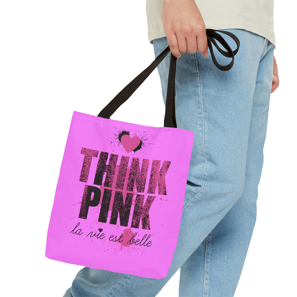 Think Pink Stofftasche – Pink Statement Design