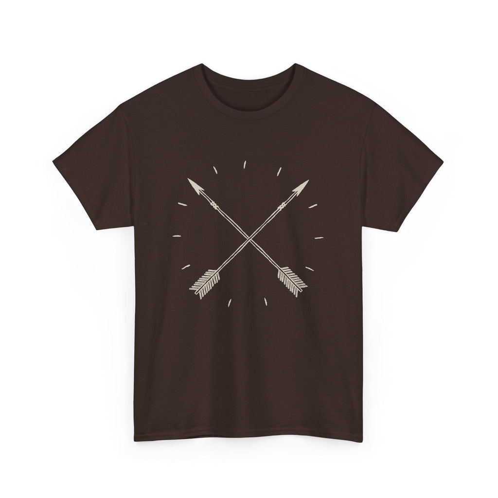 Crossed Arrows T-Shirt – Minimal Boho Outdoor & Abenteuer Grafik-T-Shirt