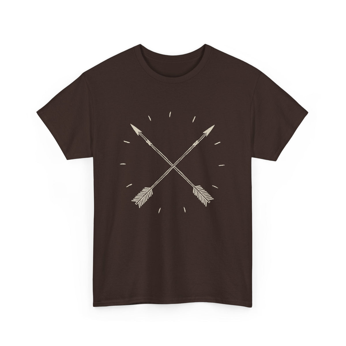 Crossed Arrows T-Shirt – Minimal Boho Outdoor & Abenteuer Grafik-T-Shirt