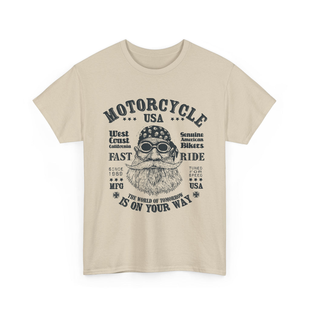 USA Motorcycle T-Shirt – Vintage Biker-Lifestyle Grafik-T-Shirt