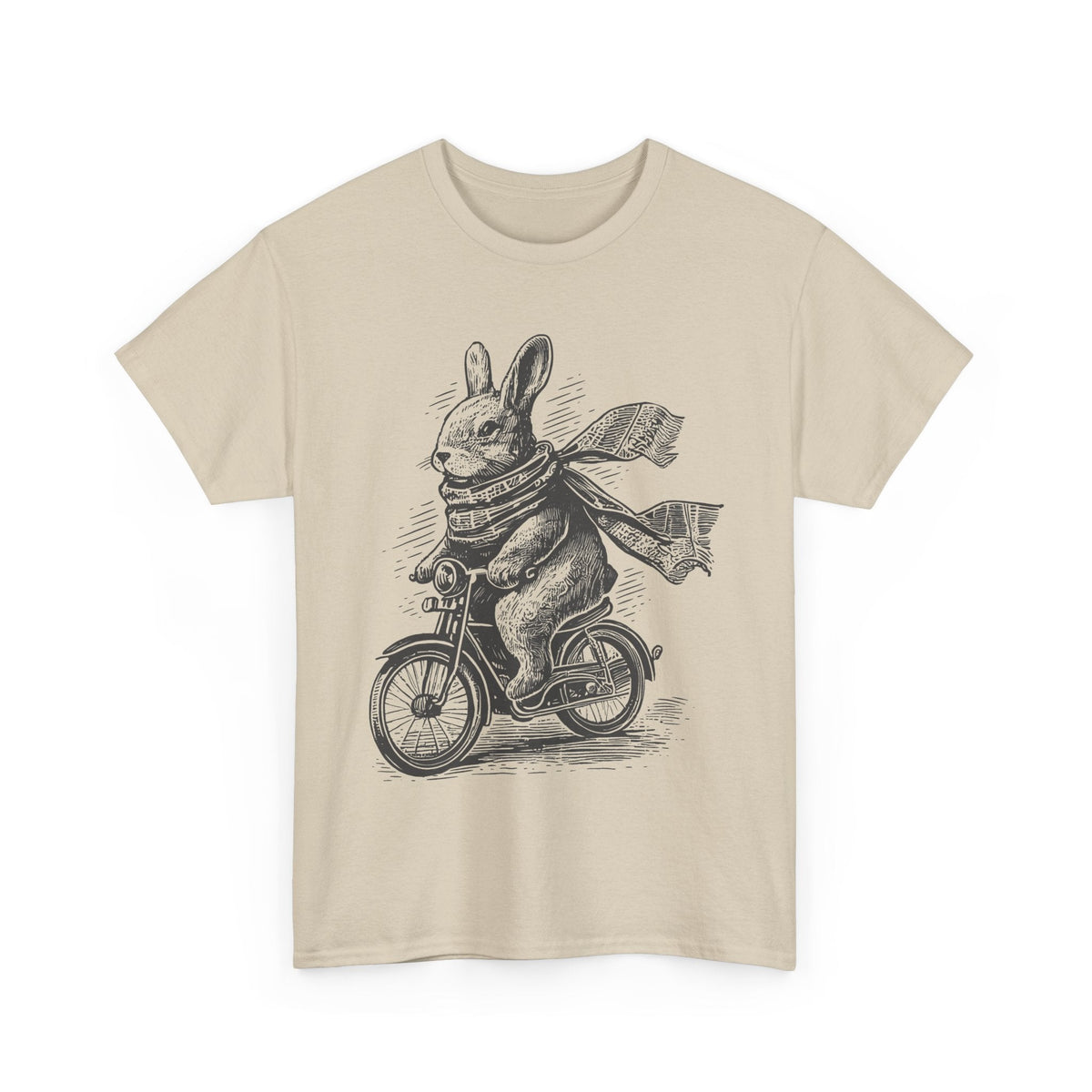 Bicycle Bunny T-Shirt – Lustiger Vintage-Hase Grafik-T-Shirt