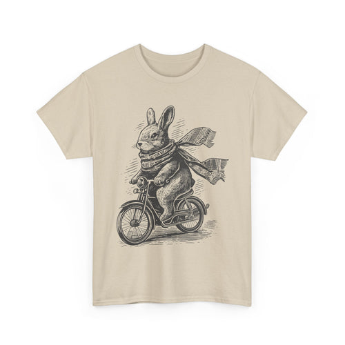 Bicycle Bunny T-Shirt – Lustiger Vintage-Hase Grafik-T-Shirt