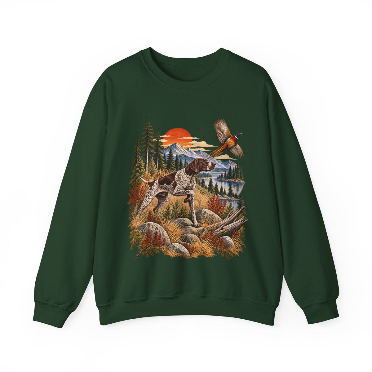 Jagdhund & Fasan Sweatshirt – Sweatshirt von Kalabula