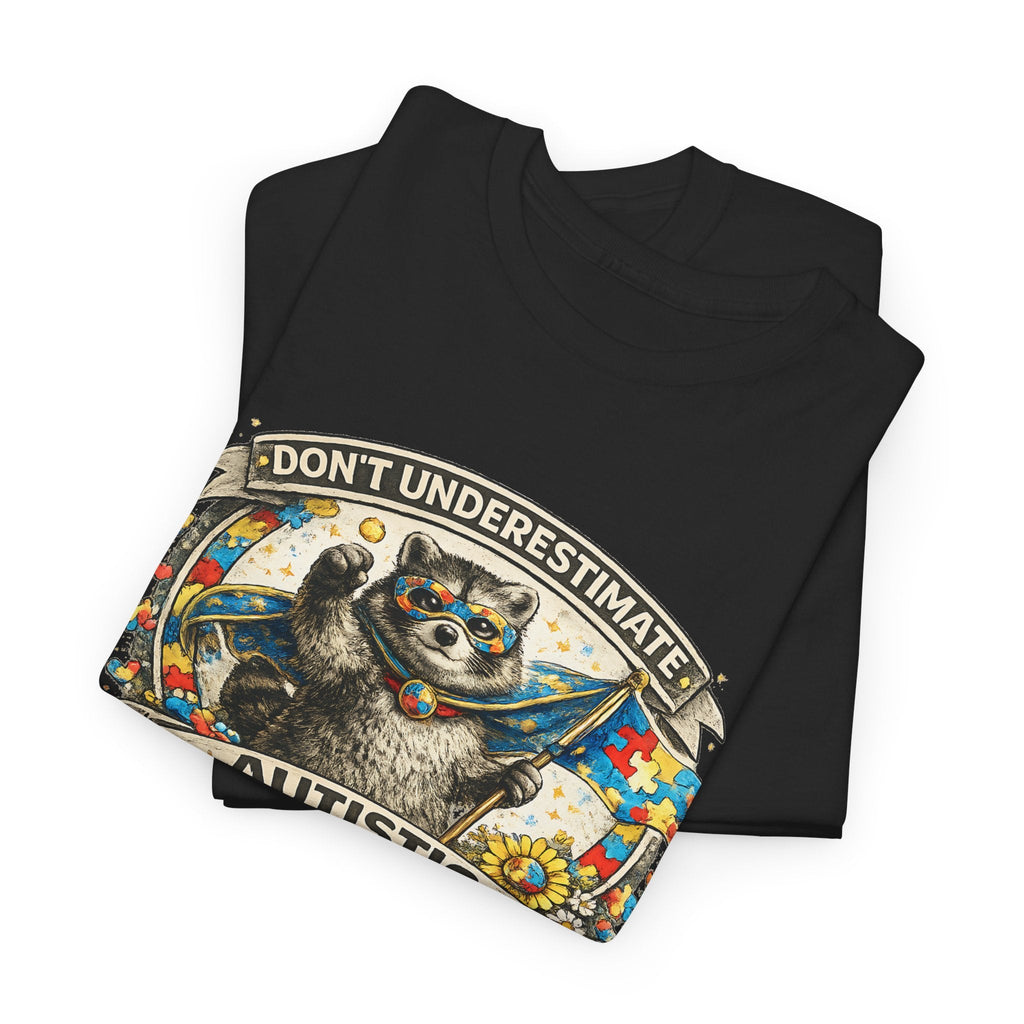 Autism Superpowers T-Shirt – „Unterschätze Autismus nicht“ Grafik-T-Shirt