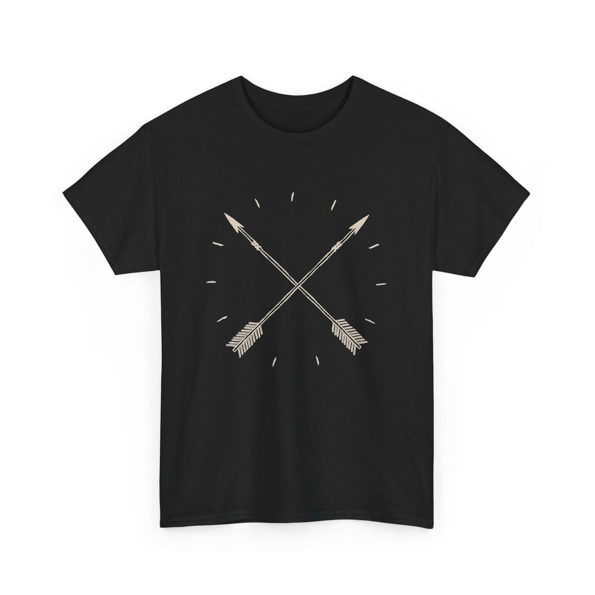 Crossed Arrows T-Shirt – Minimal Boho Outdoor & Abenteuer Grafik-T-Shirt