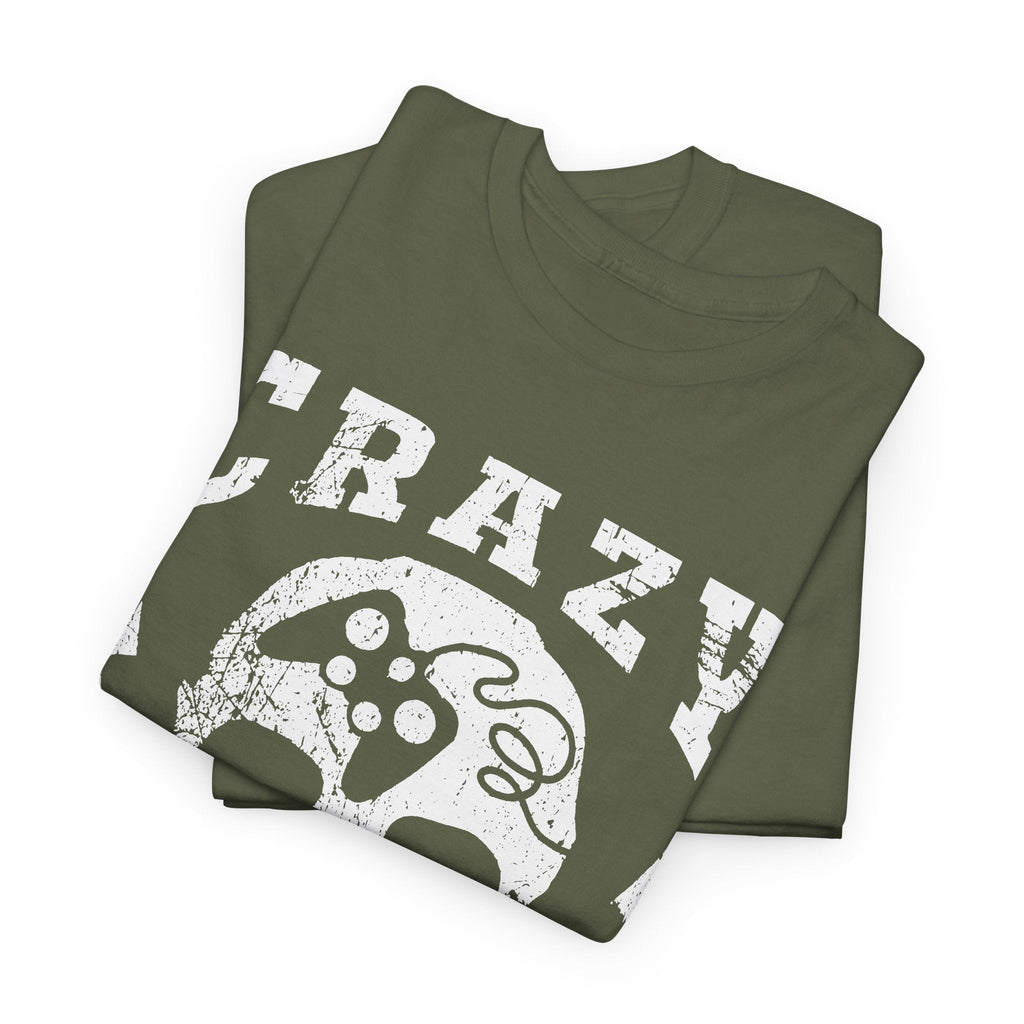 Crazy Gamer T-Shirt – Totenkopf Gaming Streetwear Grafik-T-Shirt