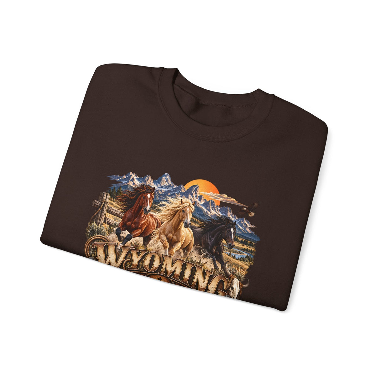 Wyoming Pferde Sweatshirt – Sweatshirt von Kalabula