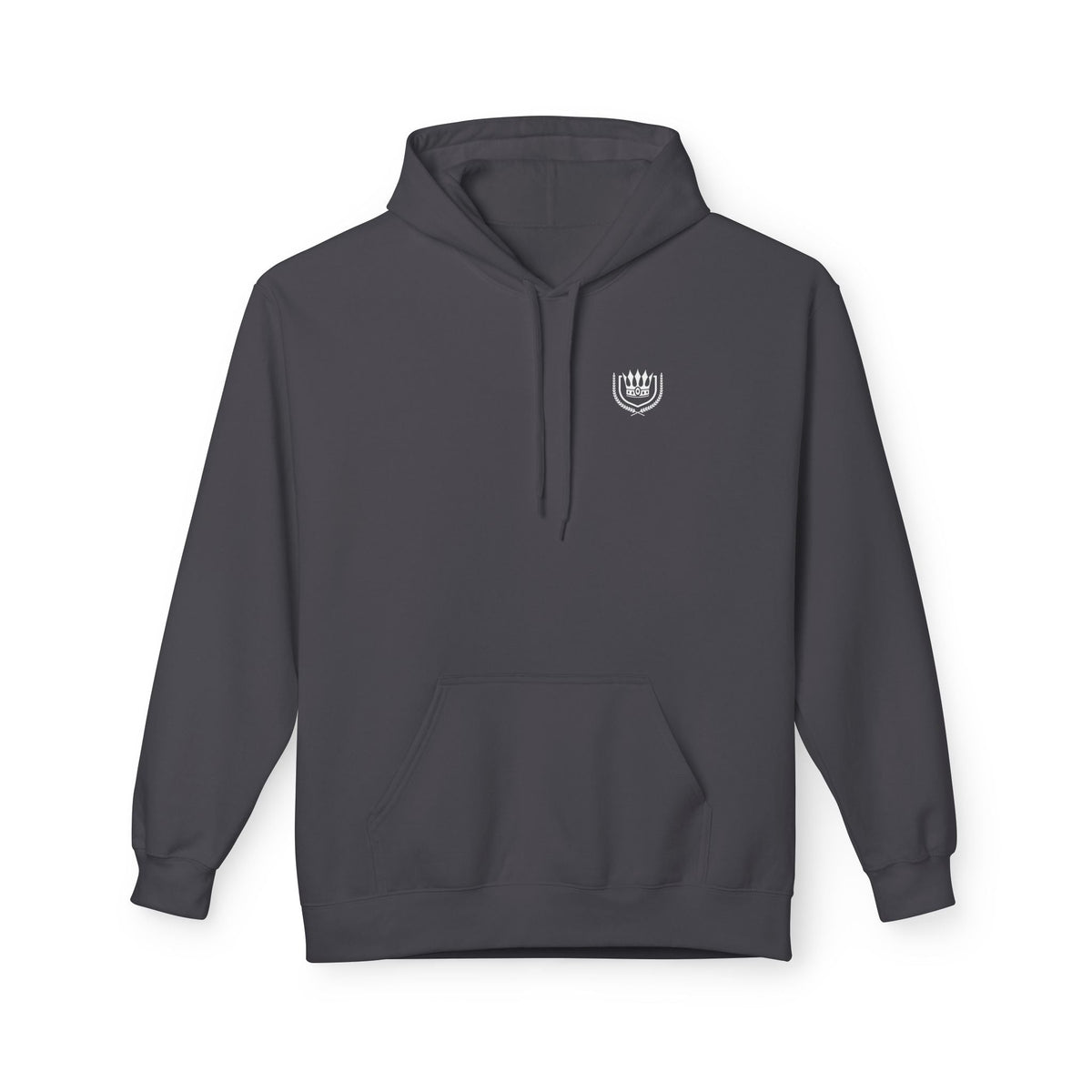 Minimal Crest Hoodie — Neutraler Cozy Fleece Hoodie – Kalabula