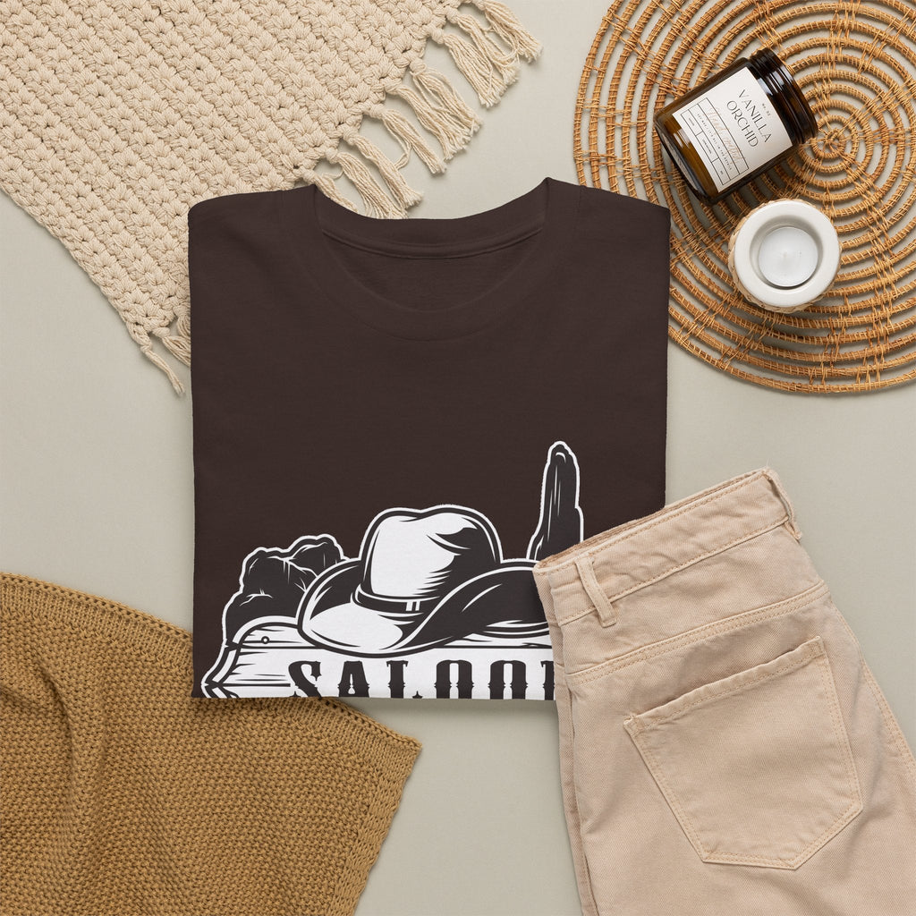Vintage Western T-Shirt – Cowboy, Saloon & Wüste Grafik-T-Shirt
