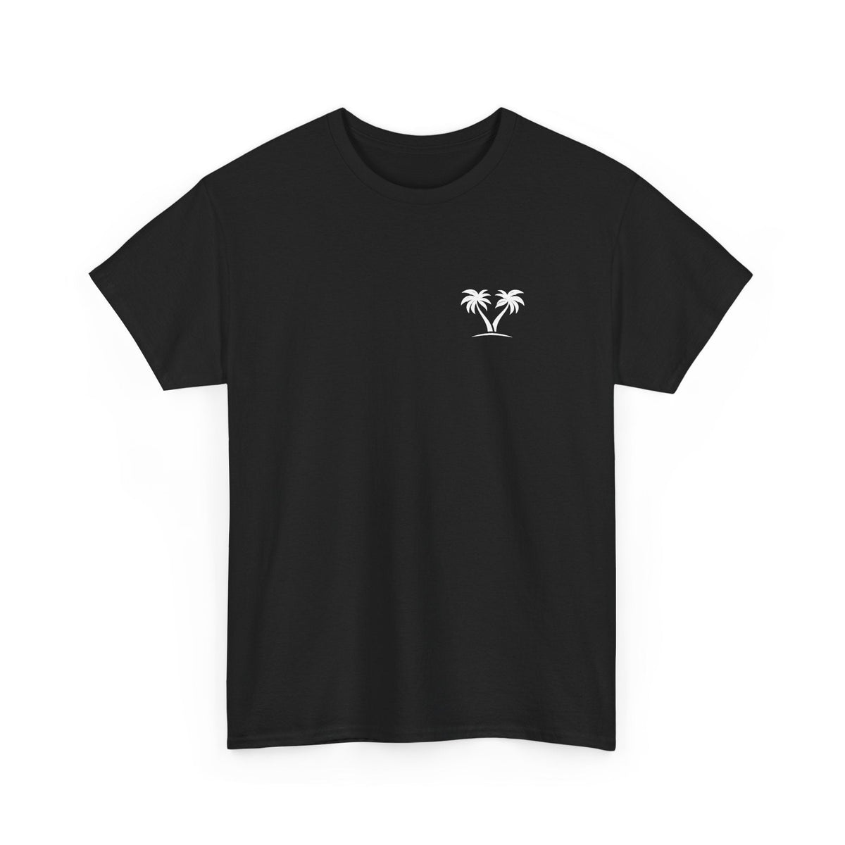 Minimal Palm Tree T-Shirt – Tropischer Strand Grafik-T-Shirt
