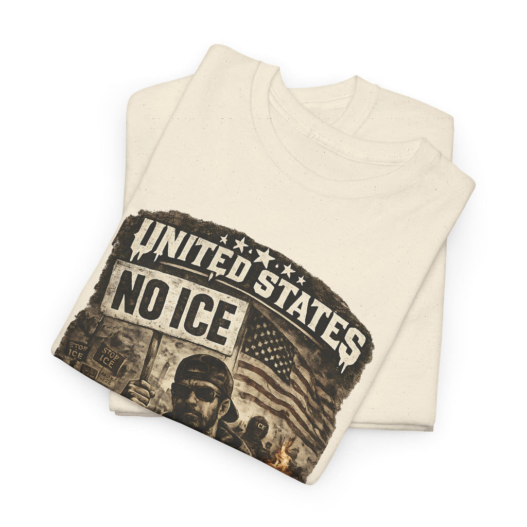 No ICE T-Shirt – USA Statement Streetwear Grafik-T-Shirt