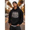 Los Angeles Vintage Skyline Hoodie Retro Palm Tree Cityscape Hoodie – Kalabula
