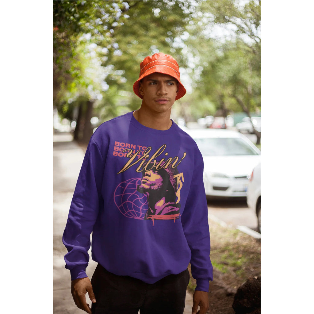 Born to Vibin' Sweatshirt – Sweatshirt von Kalabula