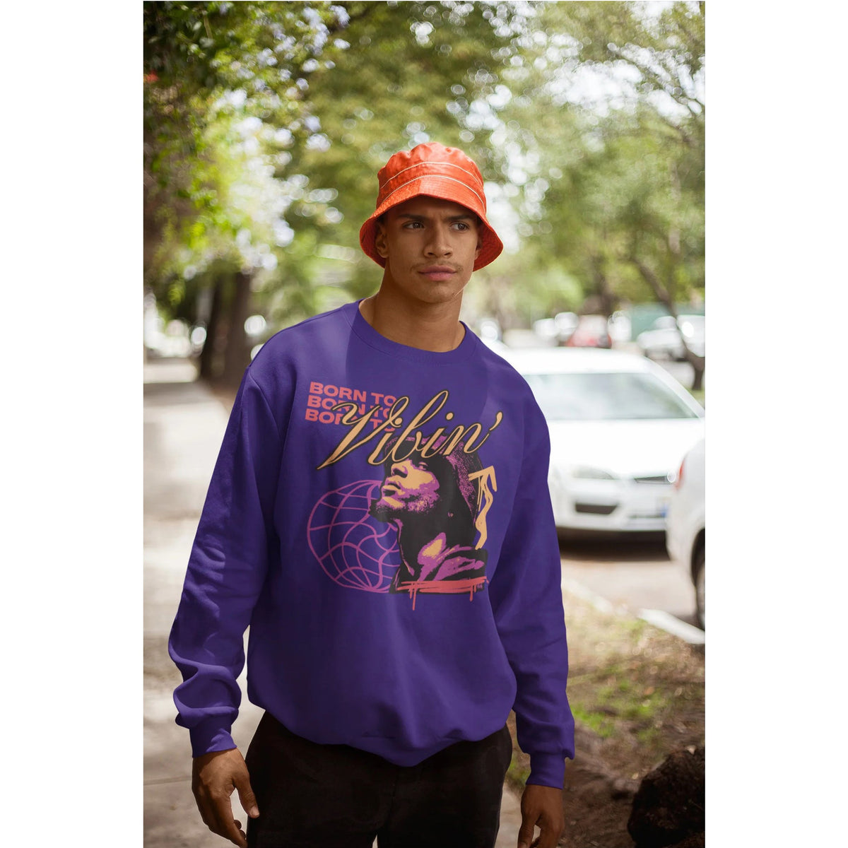 Born to Vibin' Sweatshirt – Sweatshirt von Kalabula