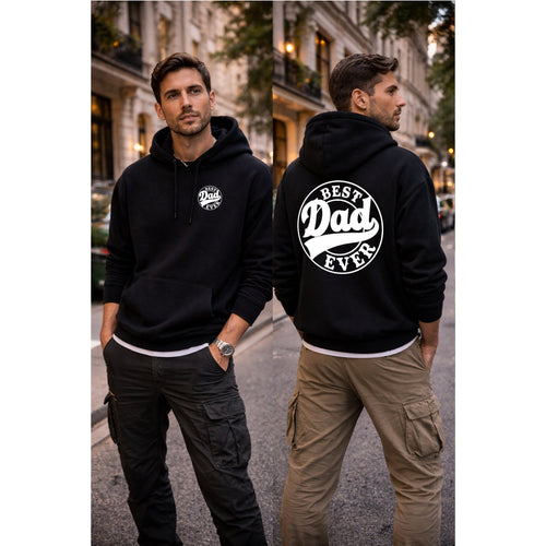 Best Dad Ever Hoodie Retro Logo Vatertag Hoodie – Kalabula