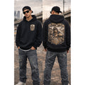 Bigfoot Streetwear Hoodie for Men Urban Black Hoodie with Bigfoot Graphic Back Print, Hip Hop Style Hoodie – Kalabula