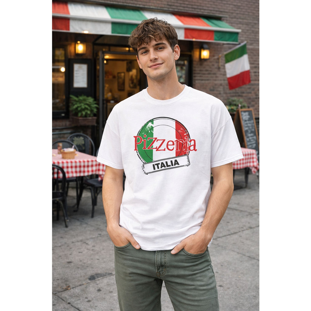 Vintage Italian Food T-Shirt – Italienische Pizza, Pizzeria & Street Food Grafik-T-Shirt