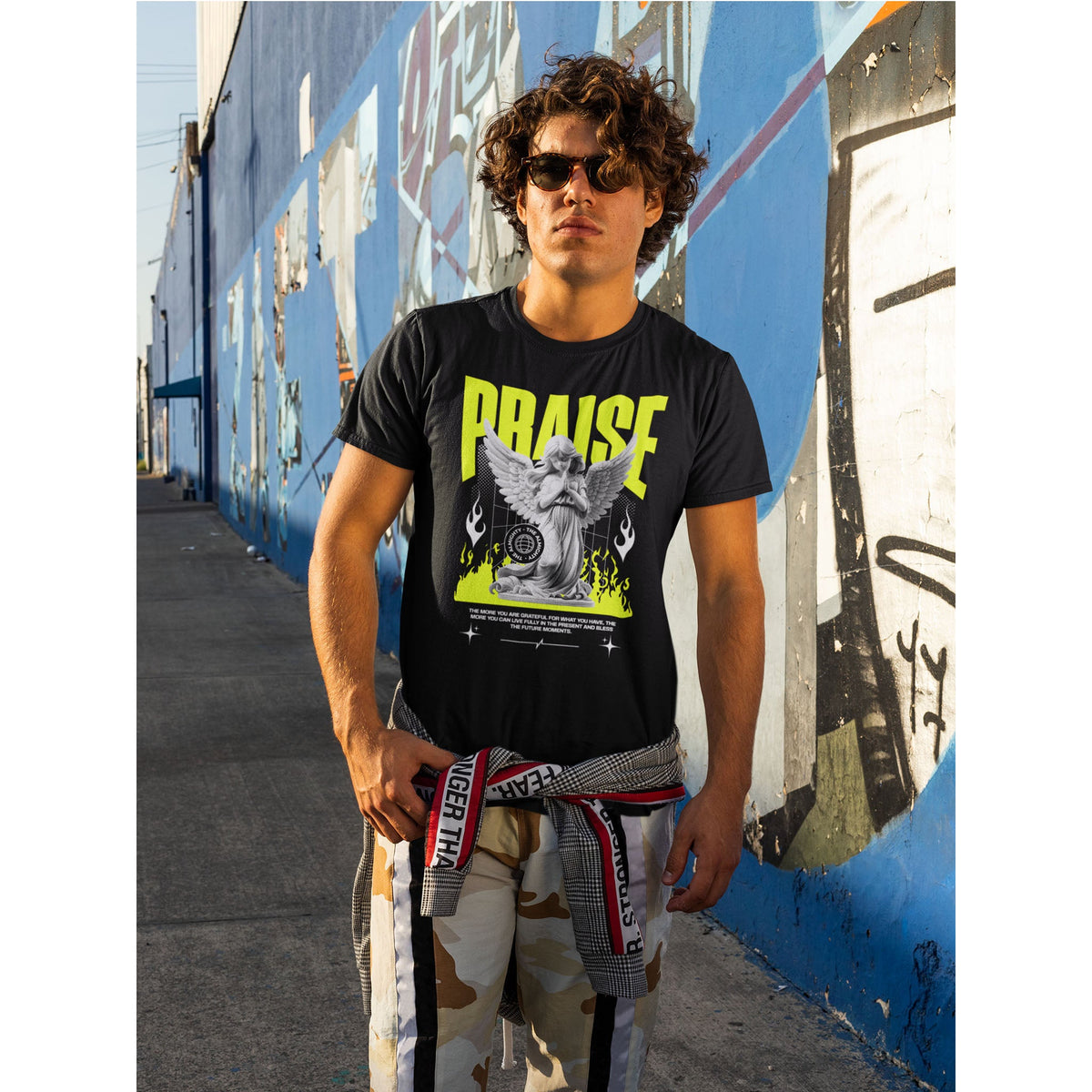 Angel T-Shirt – Glaubens-inspiriertes Streetwear Grafik-T-Shirt