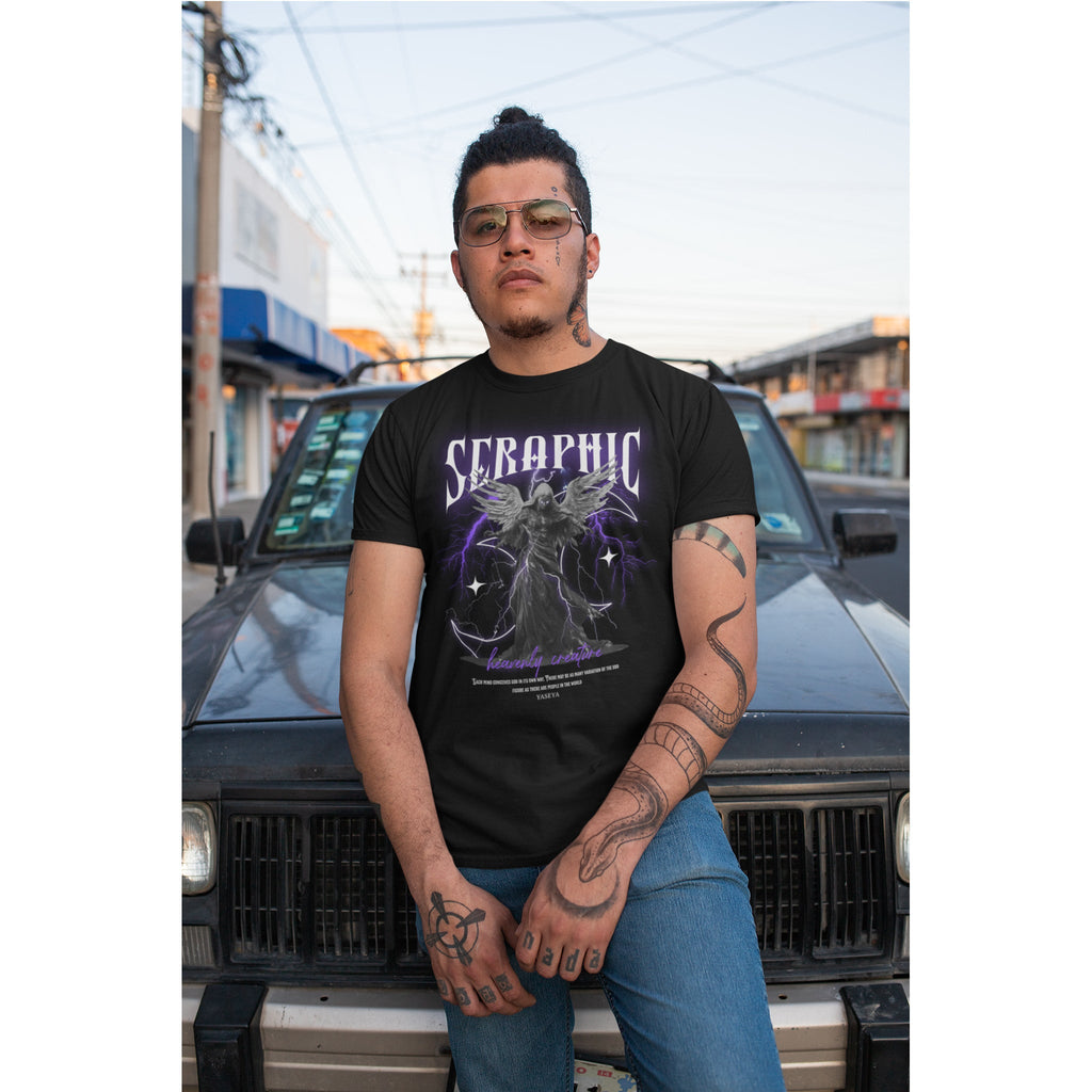 Divinity Angel T-Shirt – Gothic Streetwear Grafik-T-Shirt