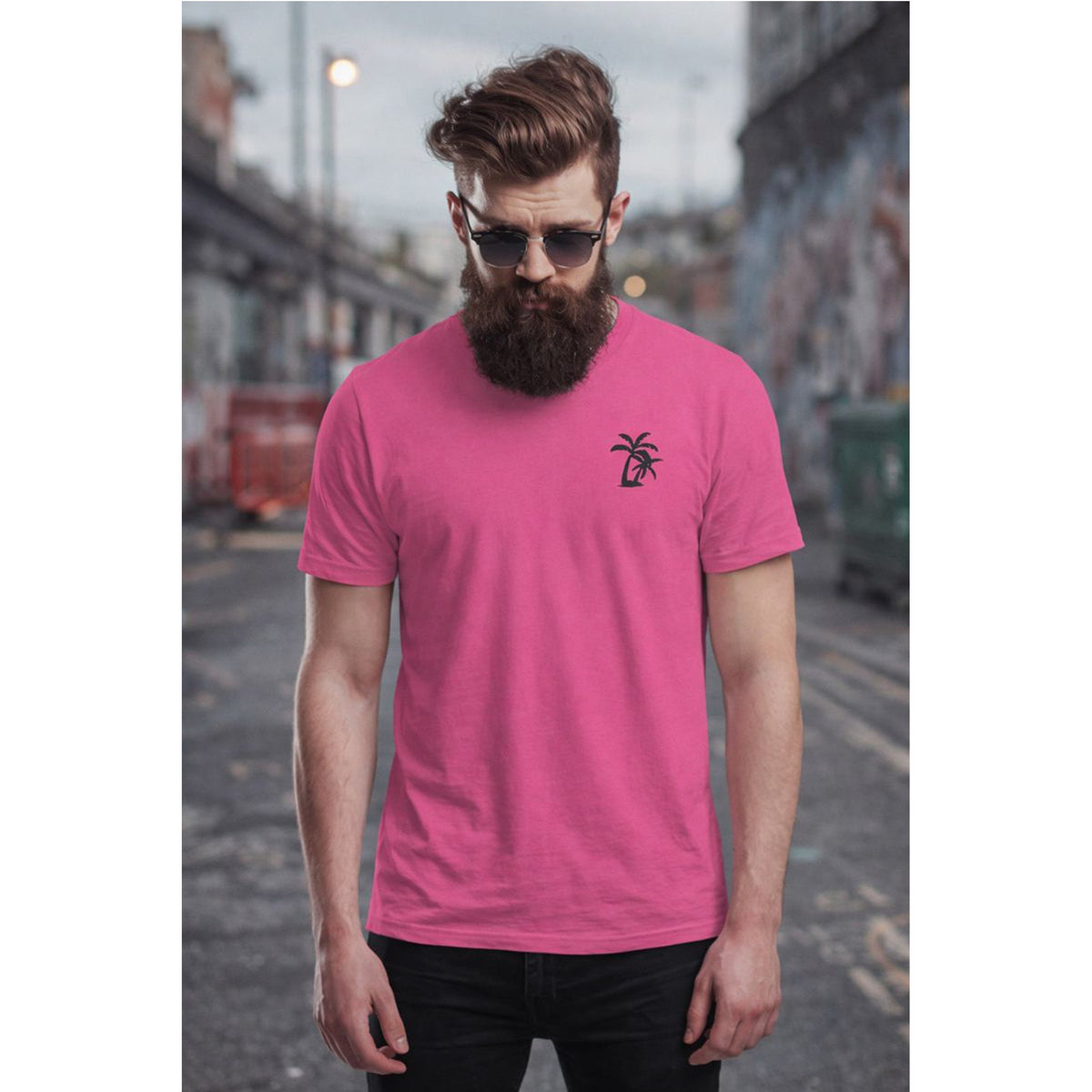 Minimal Palm Tree T-Shirt – Kalifornien Strand Grafik-T-Shirt