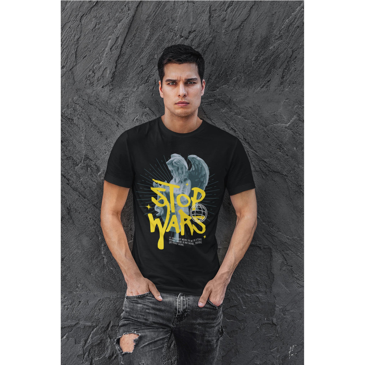 Stop Wars T-Shirt – Frieden & Anti-Krieg Grafik-T-Shirt