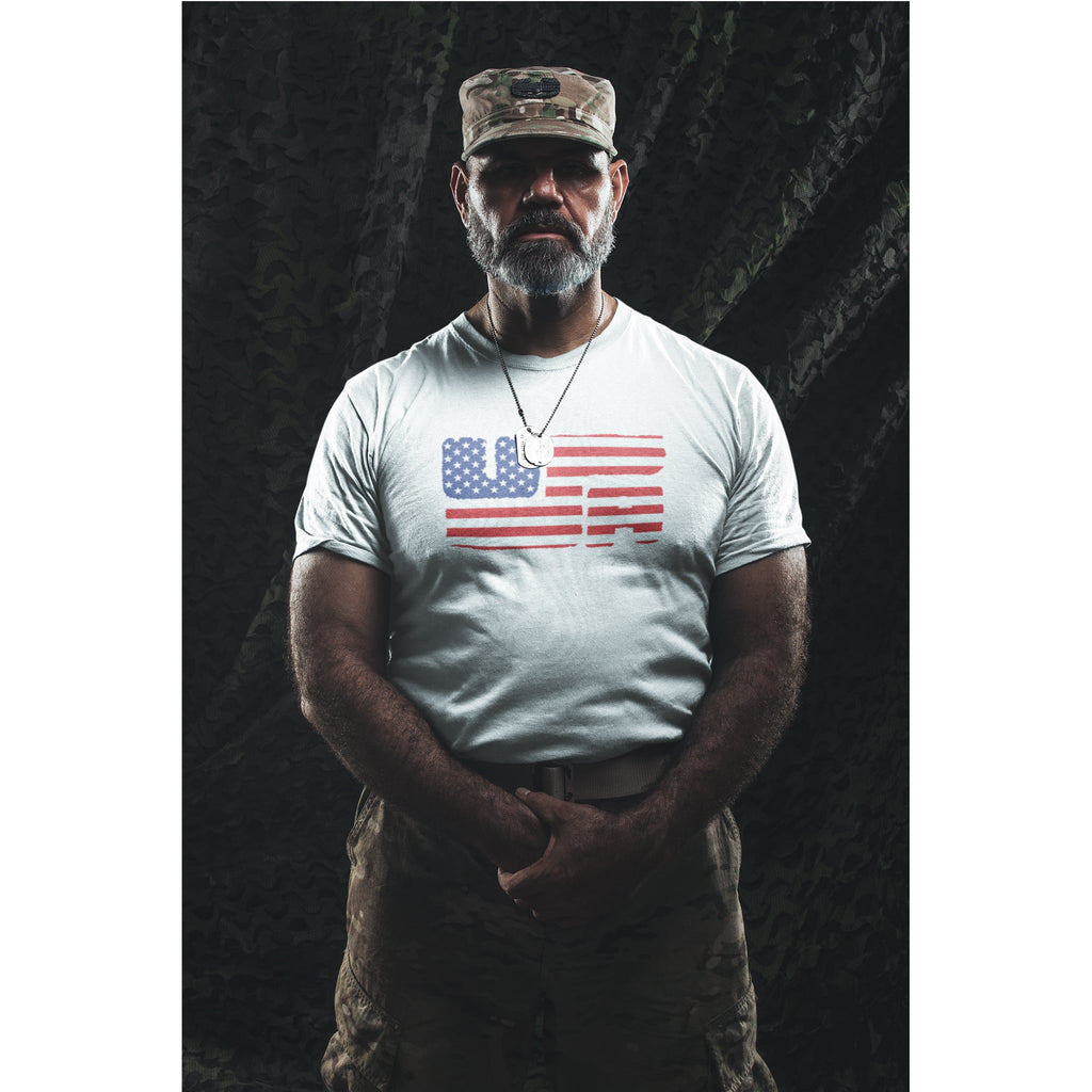 American Flag T-Shirt – USA Patriotisch Grafik-T-Shirt