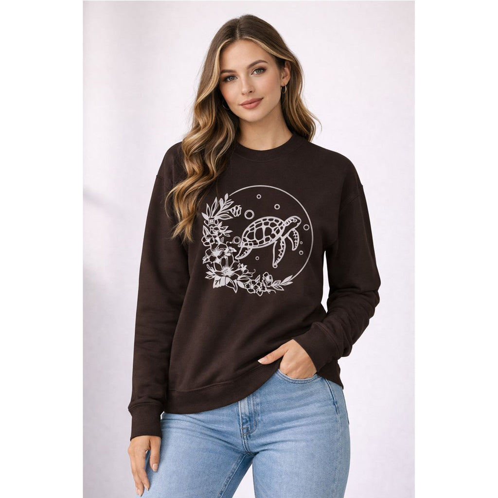 Meeresschildkröten Sweatshirt – Kalabula Sweatshirt