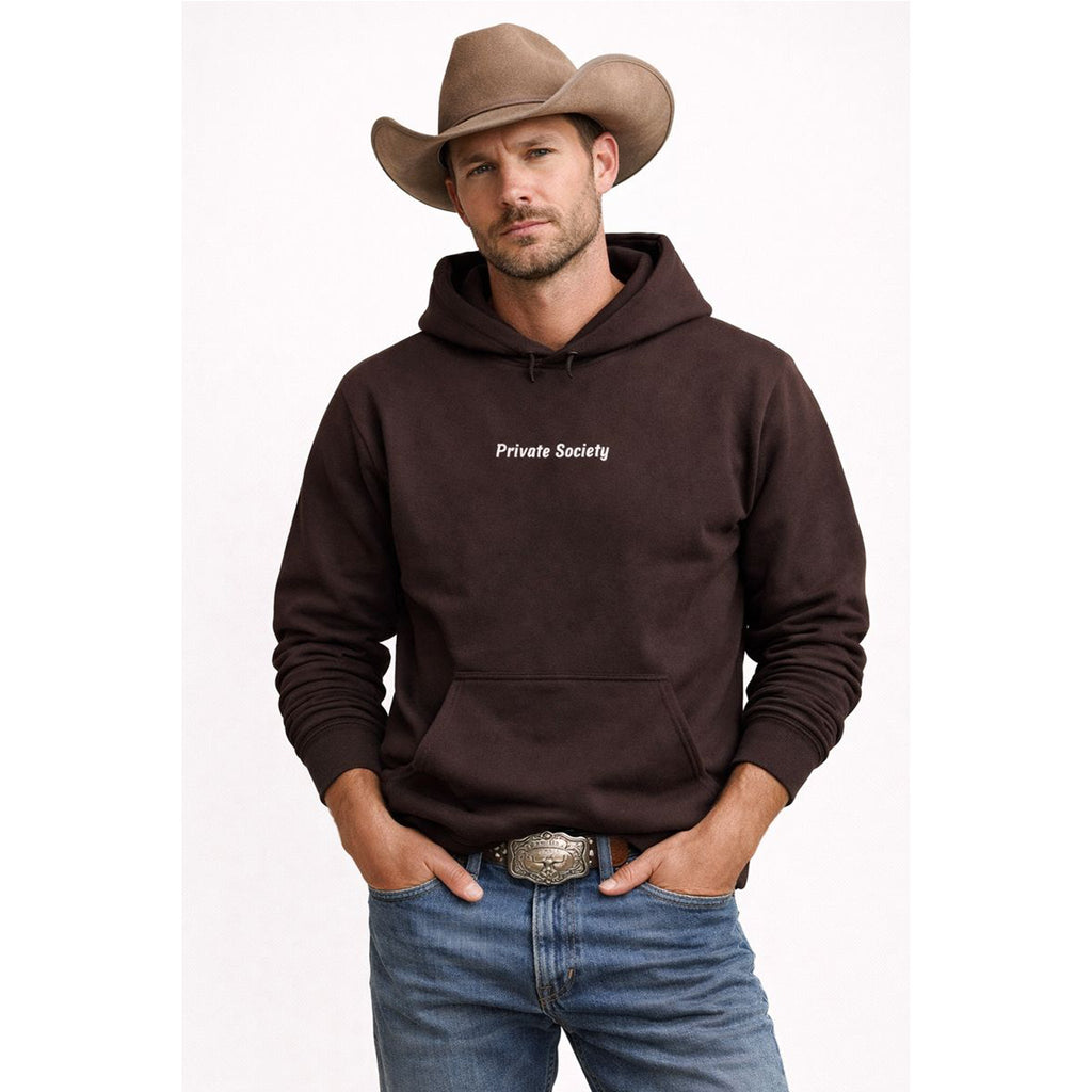 Minimal 'Artist & Sons' Brown Hoodie – Kalabula