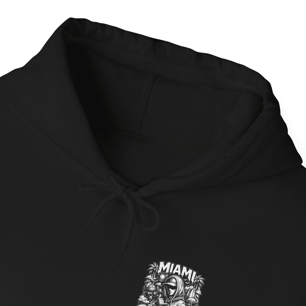 Miami Hoodie Streetwear Hoodie mit Grafik Urban Style Hoodie Hip Hop Hoodie Geschenk für Männer – Kalabula