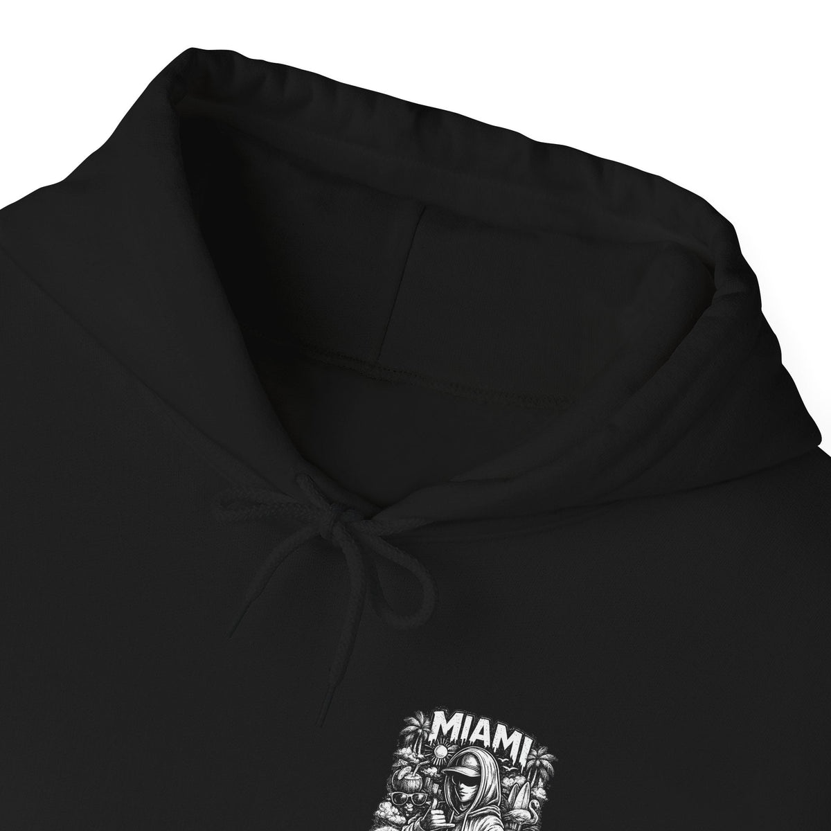 Miami Hoodie Streetwear Hoodie mit Grafik Urban Style Hoodie Hip Hop Hoodie Geschenk für Männer – Kalabula