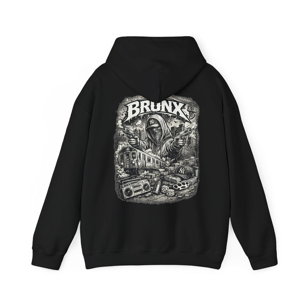 Bronx Street Art Hoodie Urban Graffiti Train & Boombox Hoodie – Kalabula