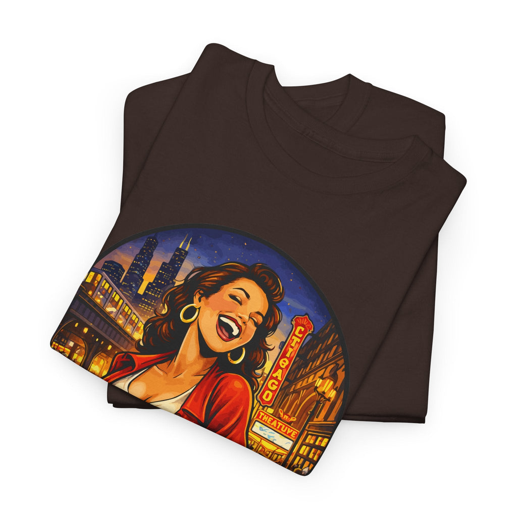 Chicago Skyline T-Shirt – Vintage Retro-Stadt Grafik-T-Shirt