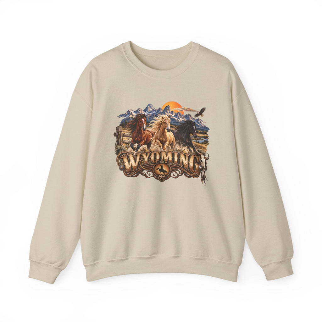 Wyoming Pferde Sweatshirt – Sweatshirt von Kalabula