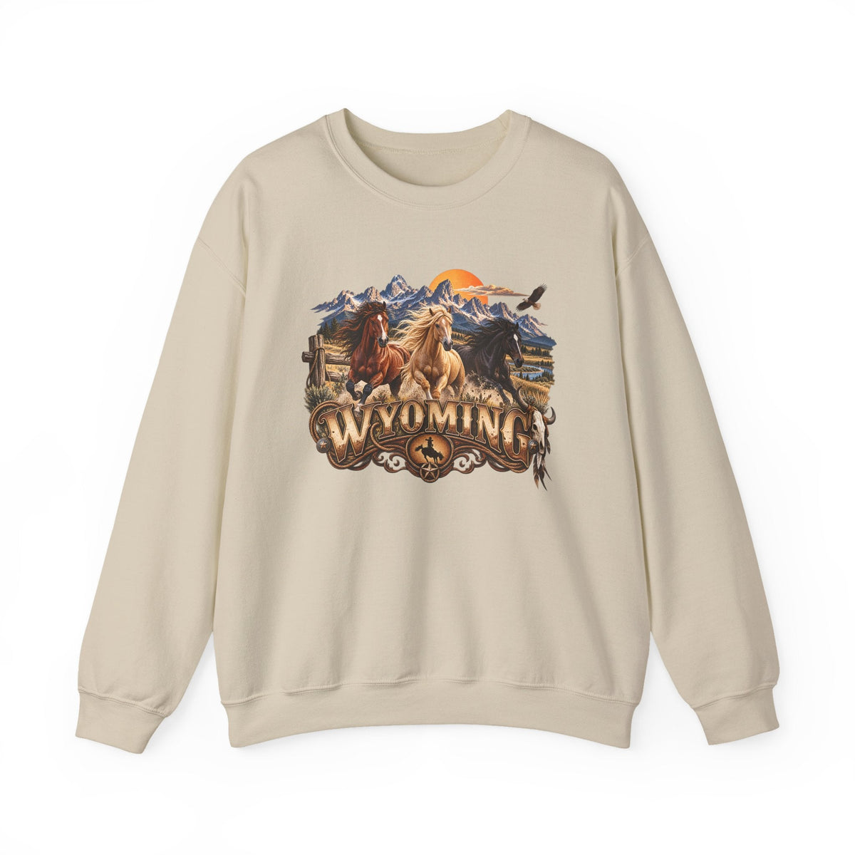 Wyoming Pferde Sweatshirt – Sweatshirt von Kalabula