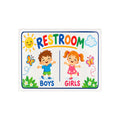Kinder-Toilettenschild aus Keramik – Jungen & Mädchen – SE6