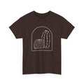 Minimal Cactus T-Shirt – Wüsten-Line-Art Unisex Grafik-T-Shirt