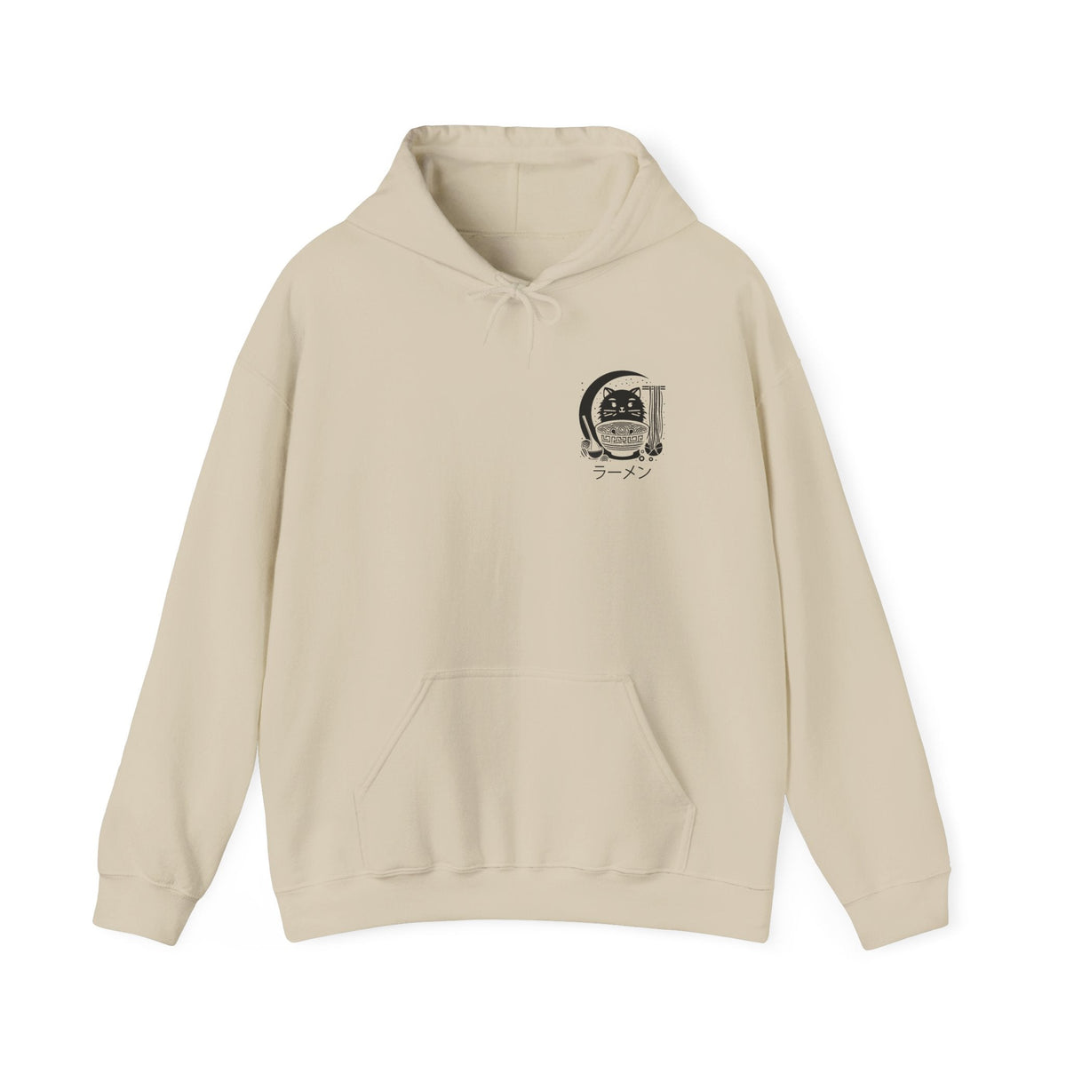 Kawaii Cat Ramen Hoodie – Süßes Nudel-Motiv Hoodie – Kalabula