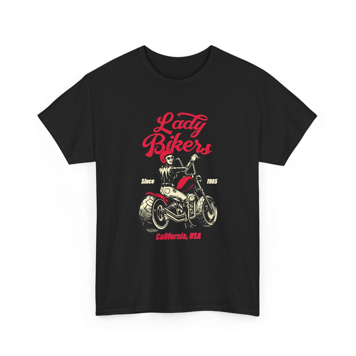 Vintage Biker T-Shirt – Kalifornien Chopper-Motorrad Grafik-T-Shirt